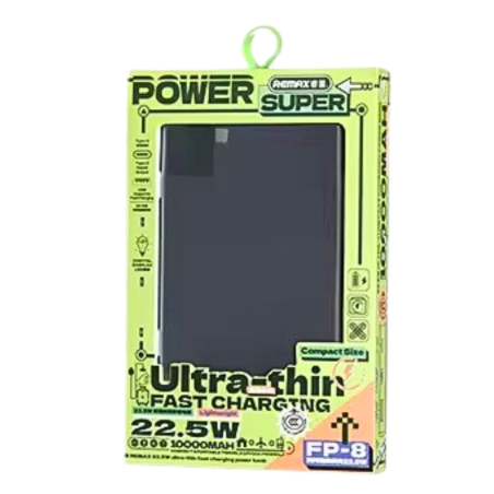 Power Bank Ultra-Fin à Charge Rapide 22.5W 10000mAh FP-8 REM