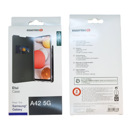 Etui ESSENTIELB pour Samsung Galaxy A42 5G Noir — Accessoire · Smarty Paris 18e