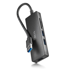 HUB USB 3.0 lecteur de cartes Avec 5 Ports - NGS IHUB READER - Noir — NGS · Smarty Paris 18e