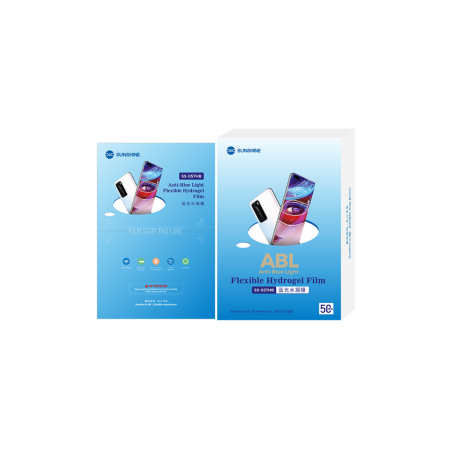 Film Hydrogel Anti-Lumière Bleue SUNSHINE SS-057HB - 50Pcs (Code SUNSH