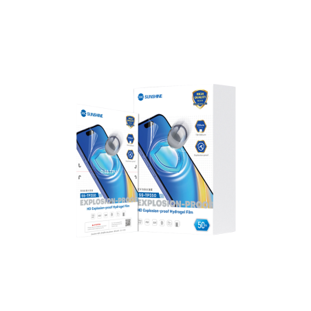 Film Hydrogel Anti-casse HD SUNSHINE SS-TP350 - 50Pcs - Protections Re