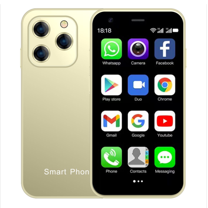 Mini Smartphone Android XS15 - 3G, 2 Go/16 Go, Écran 3.0" - Or - Neuf Mini Smartphone Android XS15 - 3G, 2 Go/16 Go, Écran 3.0" - Or - Neuf