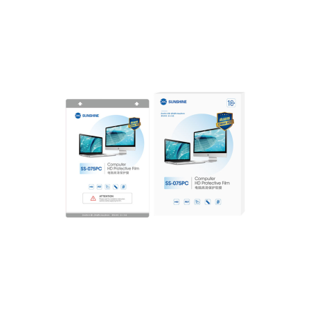 Film Hydrogel HD Ordinateur Portable SUNSHINE SS-075PC 16'' - 10Pcs (Code SUNSHINE) — Sunshine · Smarty Paris 18e
