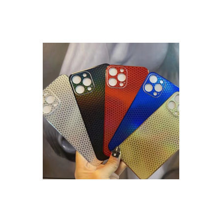 Film de Protection Arrière en Verre avec Motif Grid pour iPhone - Prot