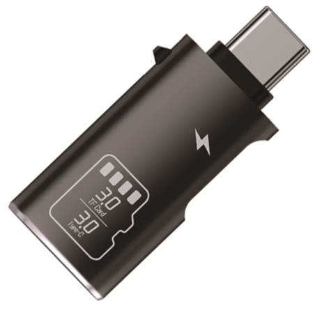 Lecteur de Cartes Micro-SD/TF 3.0 USB-C - Lin | Smarty Paris