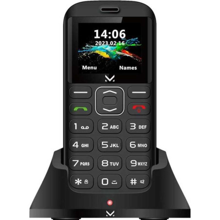 Téléphone senior Majestic TLF Sileno 28 1.77" DS- Noir (Neuf)