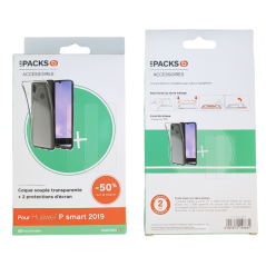 Pack Coque + 2Pcs Film Protection ESSENTIELB | Smarty Paris 