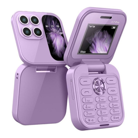 Mini téléphone ECO i17 Pro 2 Go 16 Go Violet