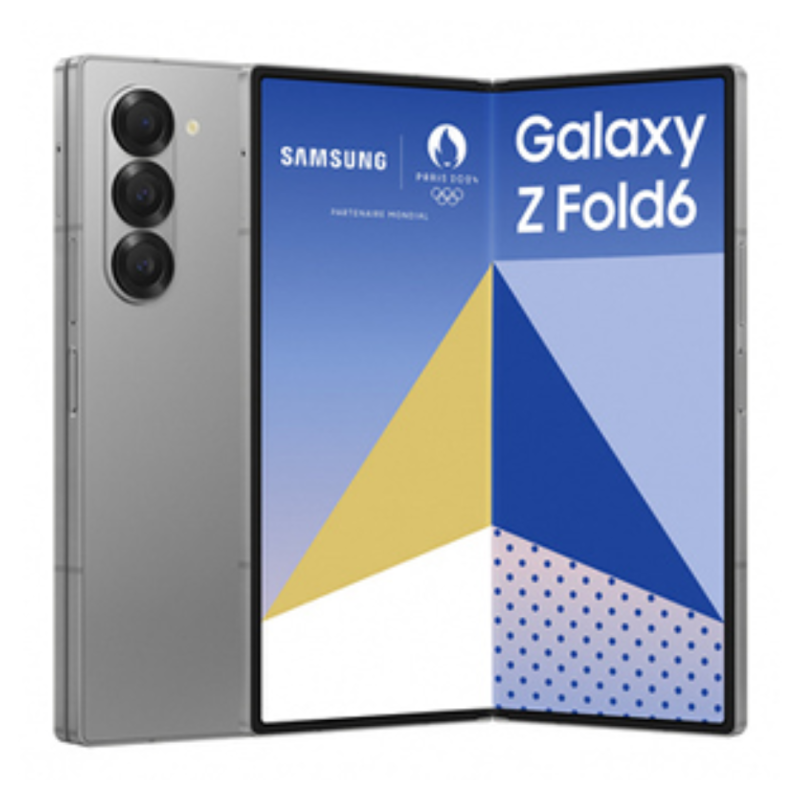 Samsung Smartphone Galaxy Z Fold6 – 256GB Silver · Refurbished