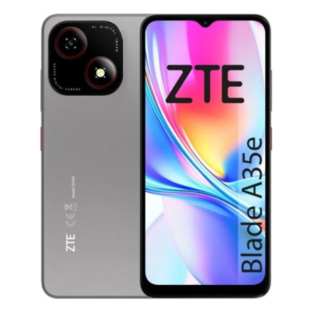 Smartphone ZTE Blade A35e – 64GB 6.52-inch Gray Dual SIM · Refurbished