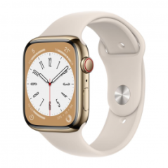 Apple Watch Series 7 Cellulaire 45mm Acier Inoxydable Or Avec Boucle milanaise Sans bracelet - Grade A … — R3 · Smarty Paris 18e