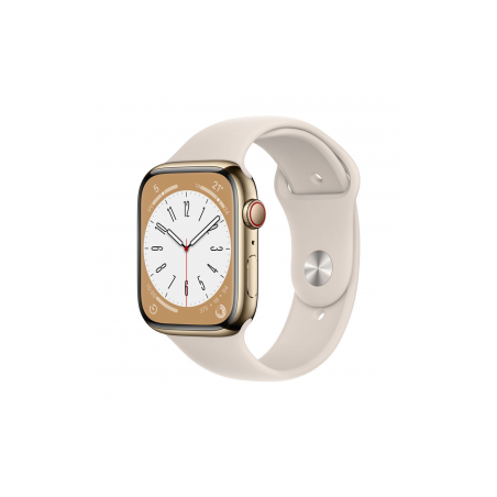 Apple Watch Series 7 Cellulaire 45mm Acier Inoxydable Or Avec Boucle milanaise Sans bracelet - Grade A … — R3 · Smarty Paris 18e