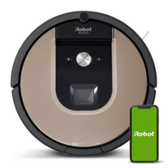 Aspirateur Robot iRobot Roomba 976 Noir / Beige- Reconditionné avec Boîte et Accessoires | Smarty Paris