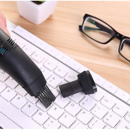 Mini aspirateur USB clavier Noir | Smarty