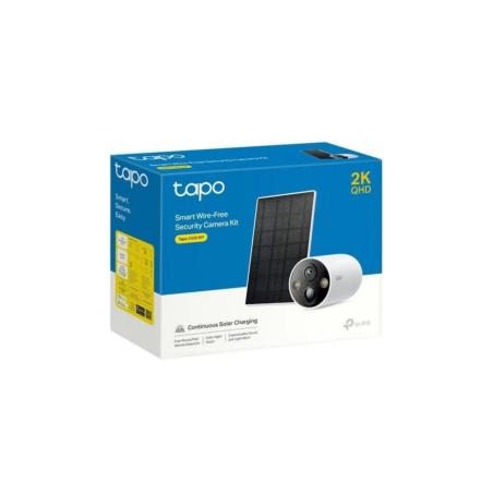 Caméra de Surveillance Magnétique 2K QHD avec Panneau Solaire, Sans Fi