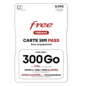 Carte SIM Prépayée Free Appel + SMS + MMS Illimité 300Go Internet Sans Engagement Carte SIM Prépayée Free Appel + SMS + MMS Illimité 300Go Internet Sans Engagement