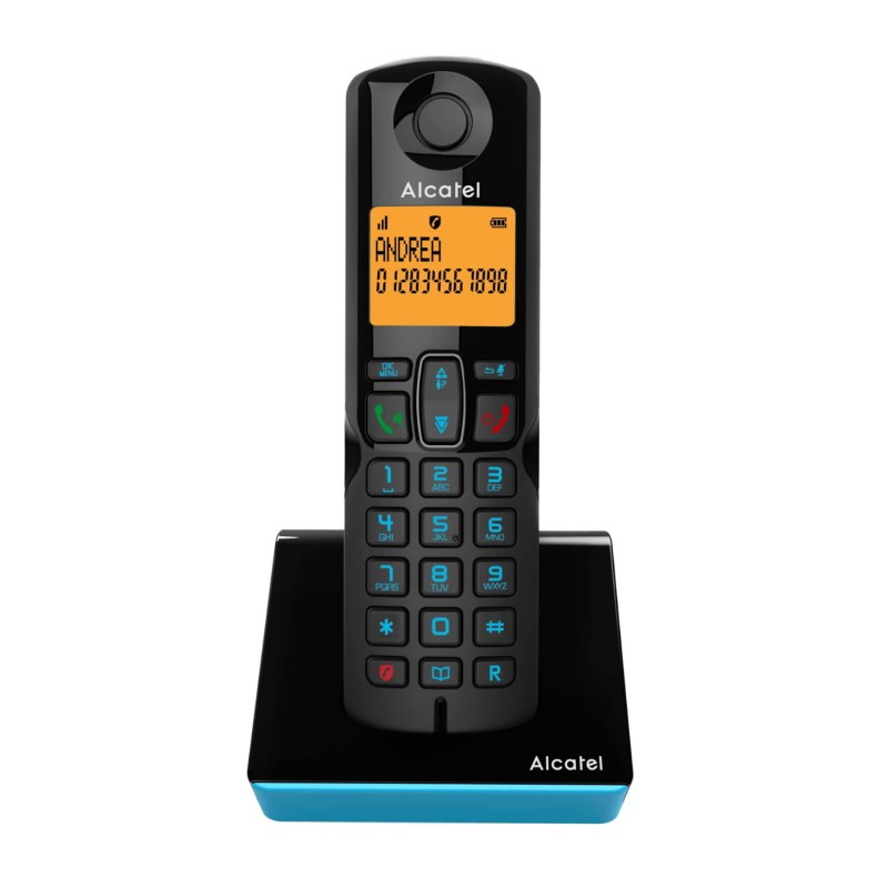 Téléphone fixe sans fil Alcatel S280 – Bleu