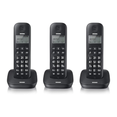 Brondi Gala Trio Cordless Phone Black | Smarty
