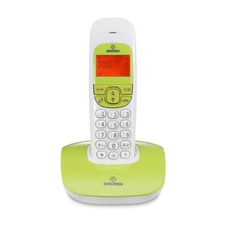 Brondi Nice Cordless Phone White Green | Smarty