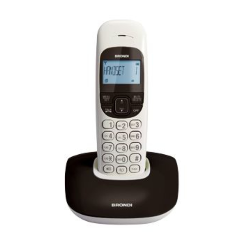 Cordless Landline Phone Brondi Nice – Black/White Cordless Landline Phone Brondi Nice – Black/White
