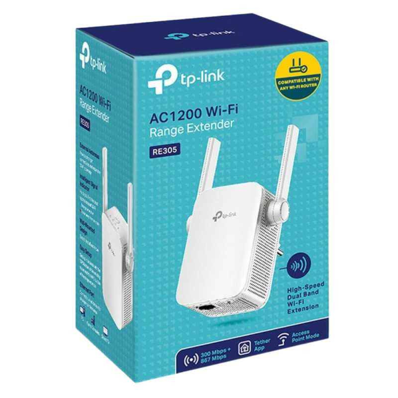 TP-LINK RE305 - Répéteur de signal WiFi AC1200 Mbps Dual-Band TP-LINK RE305 - Répéteur de signal WiFi AC1200 Mbps Dual-Band