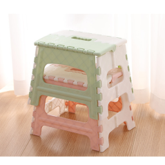 Pink multipurpose folding stool ECO | Smarty