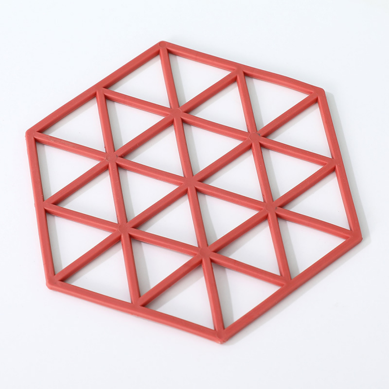 Silicone Trivet ECO – Triangle Red