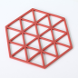 Silicone Trivet ECO – Triangle Red
