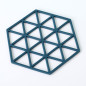 Dessous de plat silicone ECO – Triangle bleu Dessous de plat silicone ECO – Triangle bleu