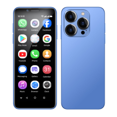 Mini Smartphone Android XL16 - 3G, Écran IPS HD, 2Go/16GoWiFi - Bleu - Neuf — Reconditionné Garanti 12 mois · Smarty Paris · Sma