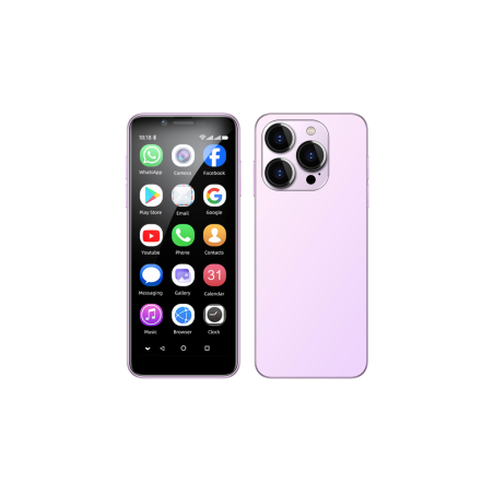 Mini Smartphone Android XL16 - 3G, Écran IPS HD, 2Go/16GoWiFi - Violet