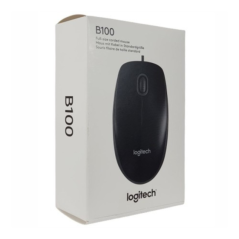 Souris Optique Filaire et USB Logitech B100 - Noir — Logitec
