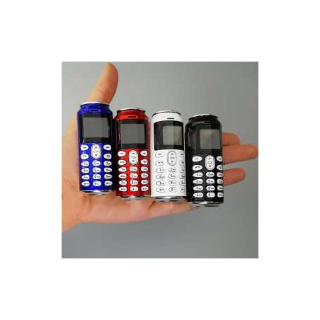 Mini Téléphone Portable BM666 Dual SIM 600mAh Bleu - Smartphones Ref T