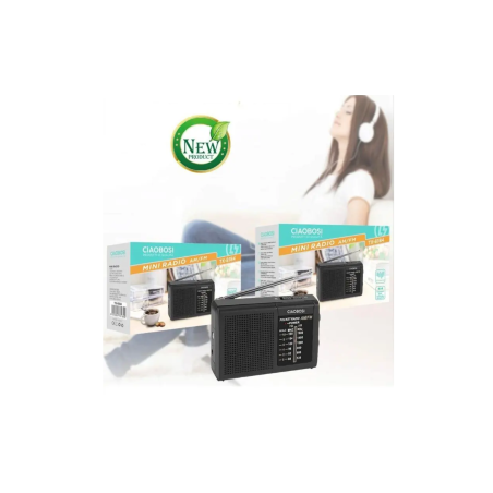 Mini radio de poche AM/FM portable à piles CIAOBOSI TX-8184 - Smartpho