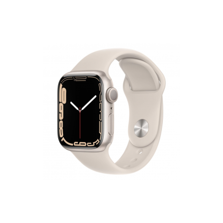Montre Connectée Apple Watch Series 7 Cellulaire 45mm Aluminium Lumière Stellair… — Reconditionné Garanti 12 mois · Smarty Paris