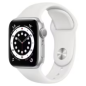 Montre Connectée Apple Watch Séries 6 GPS 40mm Argent avec bracelet - Grade A avec Boîte et Chargeur — R3 · Smarty Paris 18e