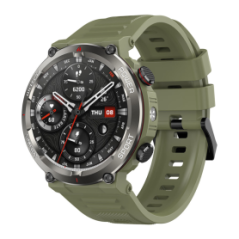Montre connectée 1.45" avec étanche IP68 Blackview W50 pro - Vert Mili