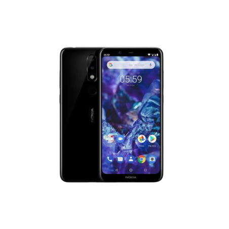 Nokia 5.1 Plus TA-1108 32 Go Noir - Reconditionné grade A avec boîte et accessoires | Smarty Paris