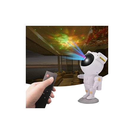 Projecteur Galaxie Astronaute Chambre Salon avec Télécommande - Or noi