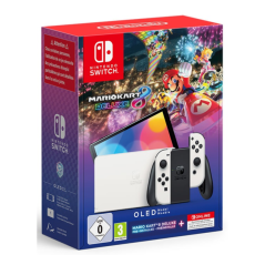 Console Nintendo Switch OLED + Mario Kart 8 + 12 Mois NSO - 