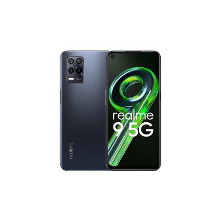 Realme 9 5G 4+128 Go Noir - Reconditionné grade A avec Accessoires | Smarty Paris