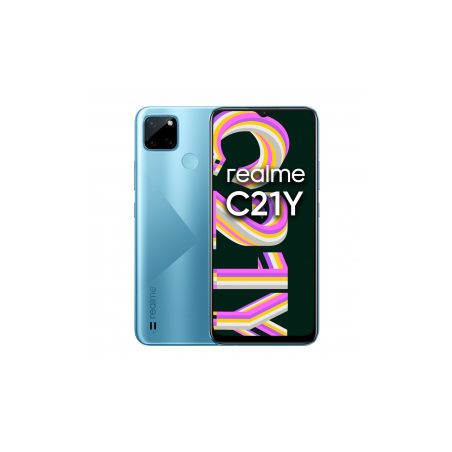 Realme C21Y 4+64 Go Bleu - Reconditionné grade A avec Boîte et Accessoires | Smarty Paris