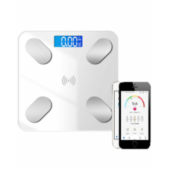 Balance Connectée en Verre avec Bluetooth - Batterie rechargeable inté