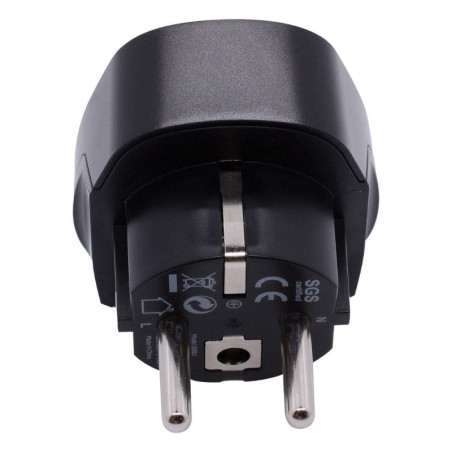 Adaptateur prise UK vers EU 3250W Noir | Smarty
