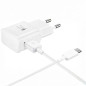 Samsung Chargeur rapide EP-TA200EWE – 15 W + câble USB-C blanc Samsung Chargeur rapide EP-TA200EWE – 15 W + câble USB-C blanc