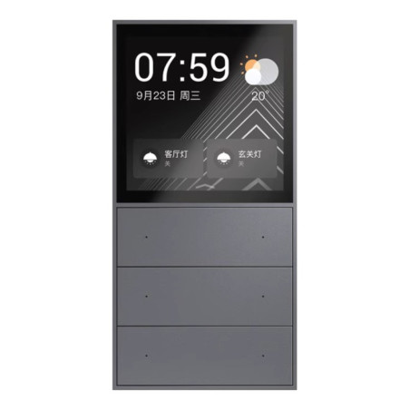 Panneau intelligent ORVIBO MixPad S V20X – L&N AC220V Gris