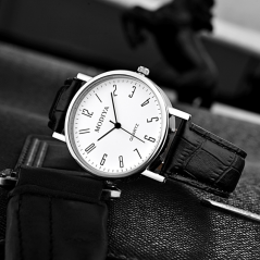 Modiya Men's Quartz Watch White Black | Smarty
