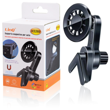 Support de Téléphone Portable Magnétique Rond pour Voiture - LinQ H3260 — LinQ · Smarty Paris 18e