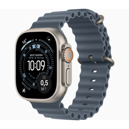 Montre Connectée Apple Watch Series Ultra 3 GPS 49mm Titane Naturel Avec Bracelet Sport M/L