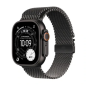 Apple Watch Ultra 3 – 5G Cellular 49mm Black Titanium Milanese Medium